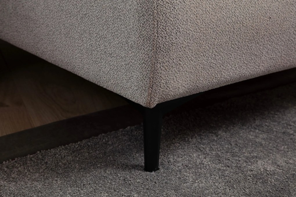 Sofá-Cama de Canto Aren – Cinzento – 150 x 260 cm