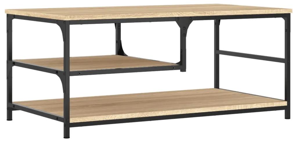 Mesa de centro 90x49x40 cm derivados de madeira carvalho sonoma