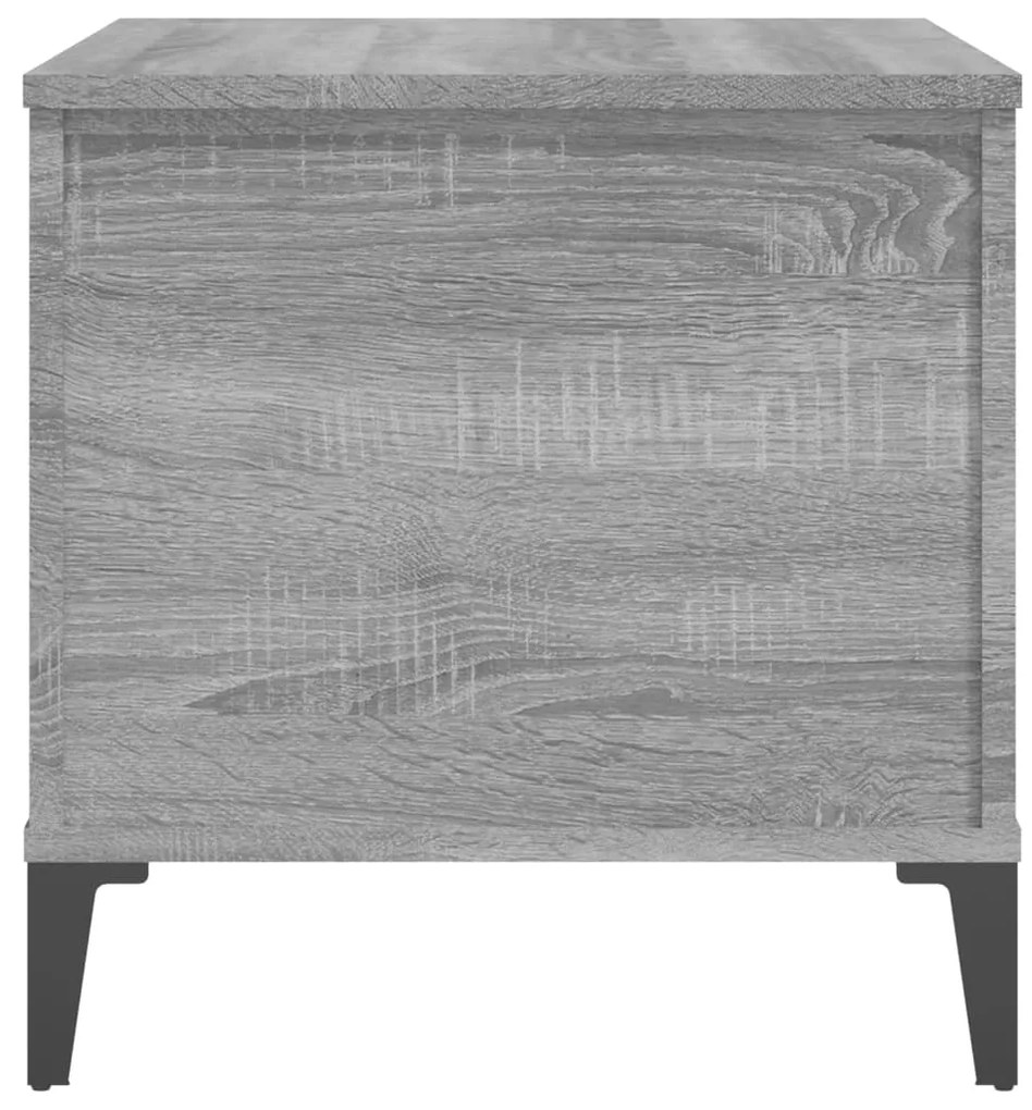 Mesa de centro 60x44,5x45 cm derivados de madeira cinza sonoma