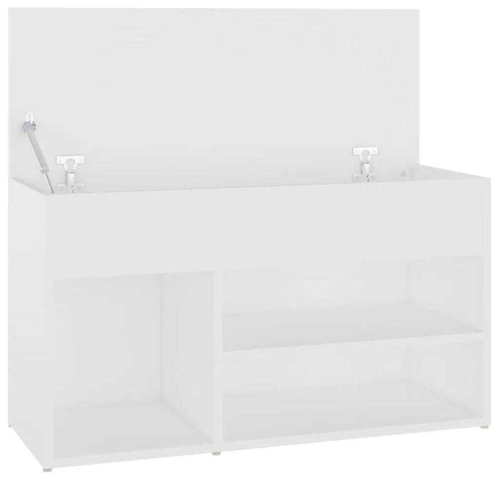 Banco sapateira 80x30x45 cm contraplacado branco