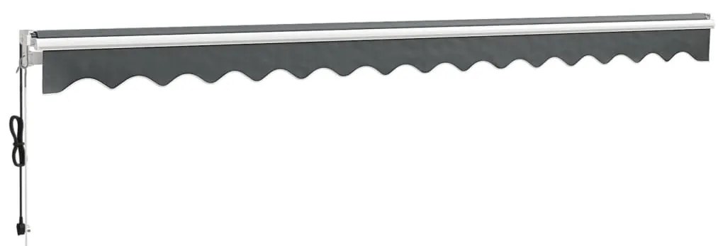 Toldo retrátil automático 4,5x3 m antracite