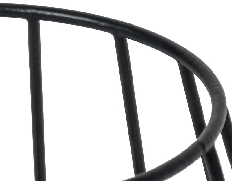 Candeeiro de mesa moderno preto aramado - Palica