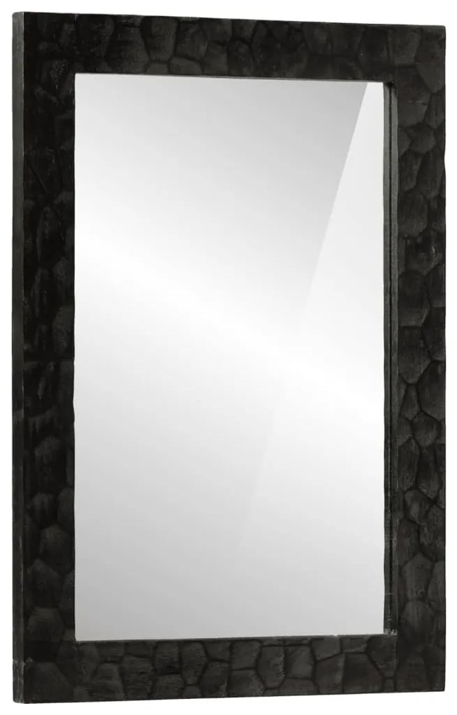 vidaXL Espelho de casa de banho 50x70x2,5 cm mangueira maciça e vidro