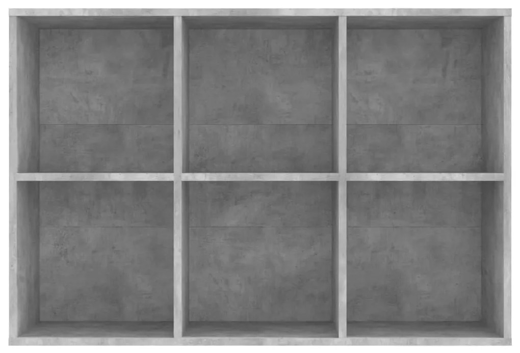 Estante/aparador 66x30x98 cm contraplacado cinzento cimento
