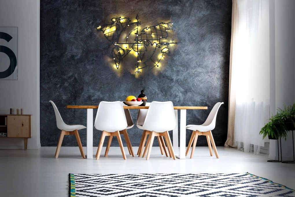 Acessório Decorativo de Parede Mt-04 – Preto – 65 x 95 cm