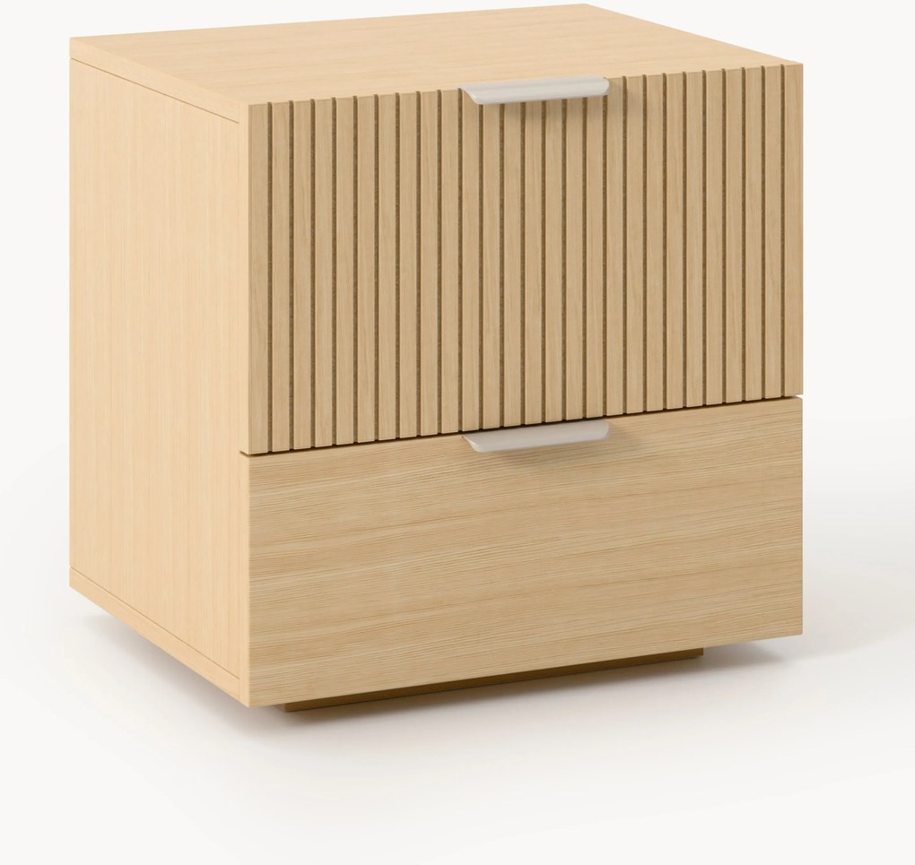 Mesa de cabeceira de madeira Sato