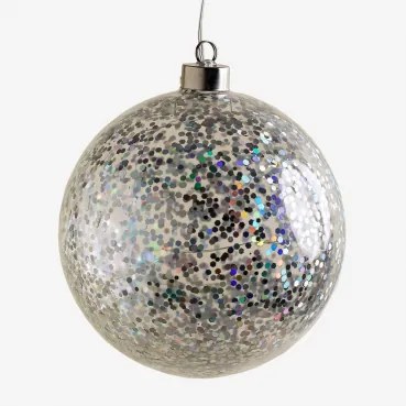 Esfera Decorativa Com Luzes Led Em Vidro Ruirik Branco Cálid - Sklum