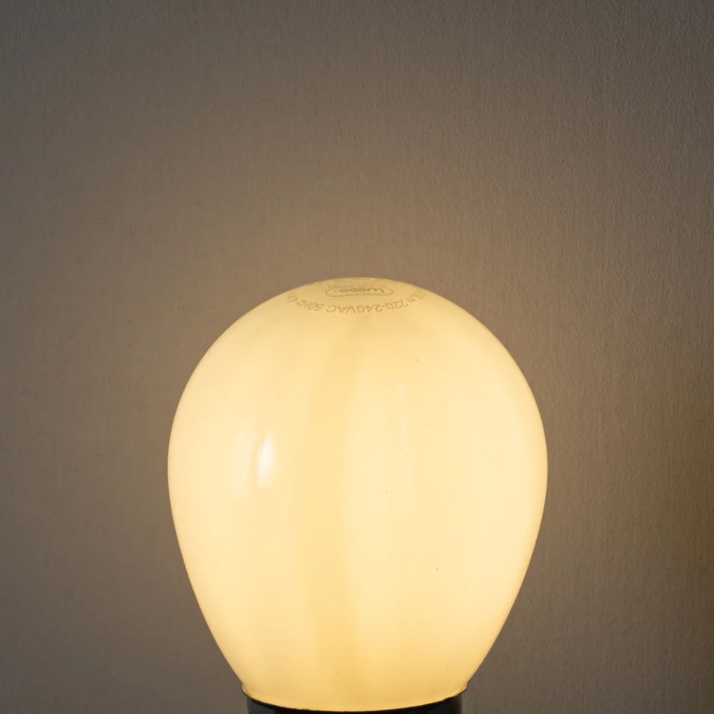 Conjunto de 5 E27 3-staps dimbaar LED lamp P45 opaal glas 5W 470 lm 2700K