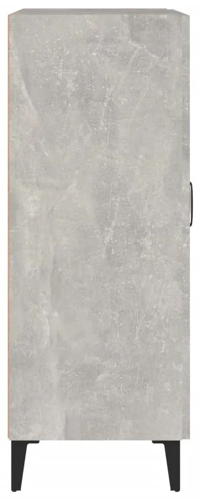 Aparador 69,5x34x90 cm madeira processada cinza cimento