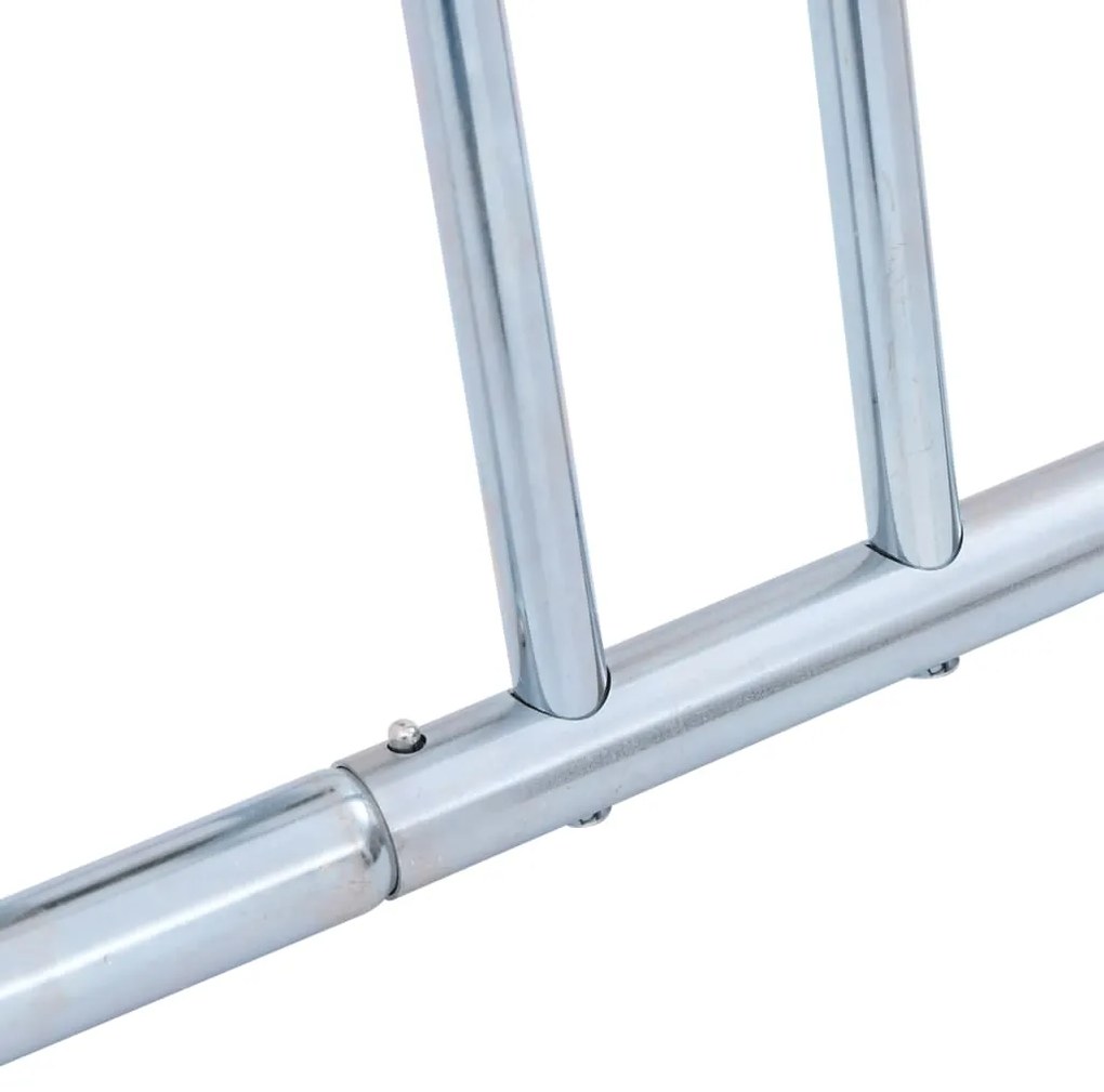 Suporte independente para 6 bicicletas aço galvanizado
