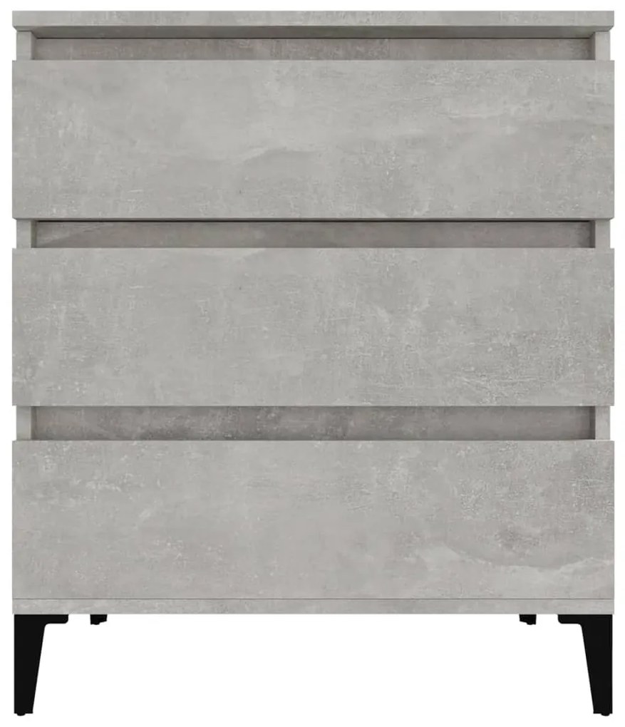 Aparador 60x35x70 cm derivados de madeira cinzento cimento