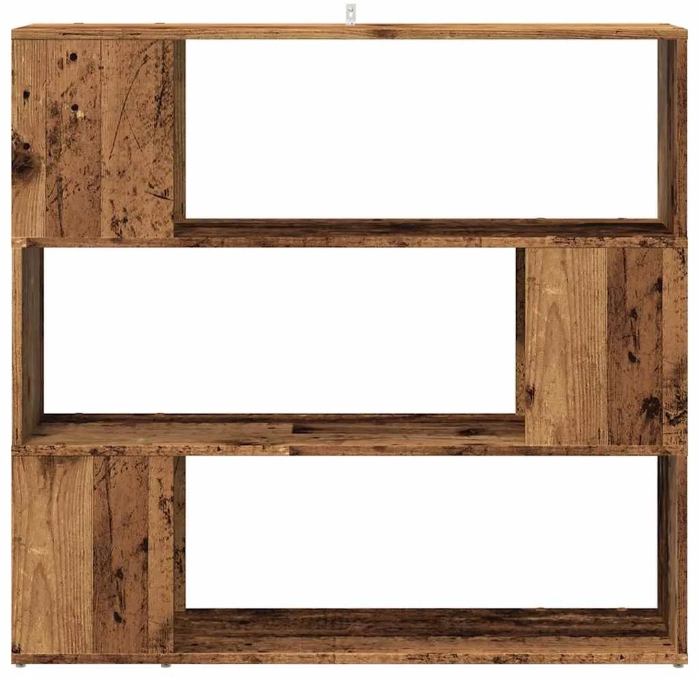 Armário/divisória de quarto madeira velha 100x24x94 cm