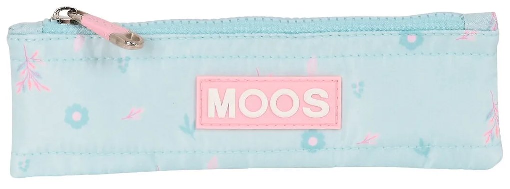 Bolsa Escolar Moos Garden 20 X 6 X 1 cm Turquesa