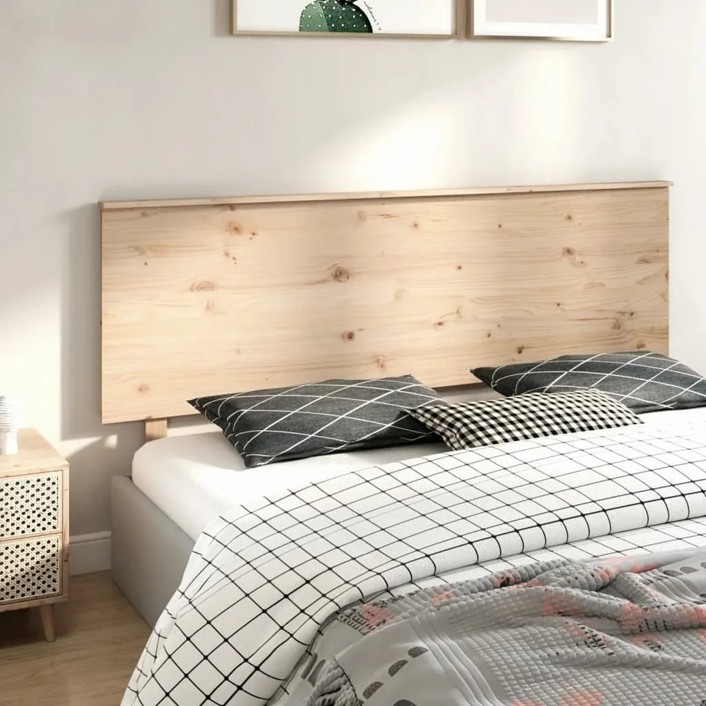 Cabeceira de cama 184x6x82,5 cm pinho maciço