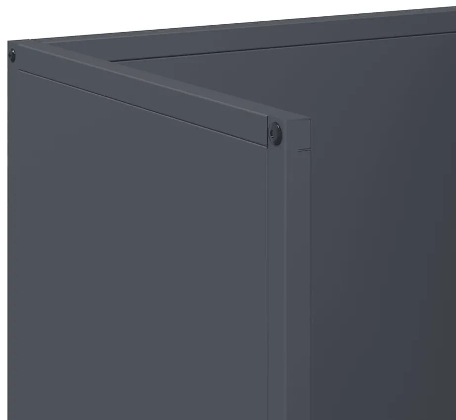 Suporte para lenha 40x30x80 cm aço laminado a frio antracite