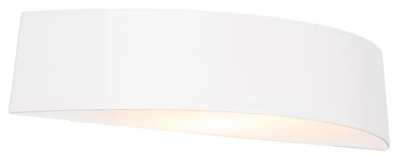 Candeeiro de parede exterior moderno branco IP44 - Caz