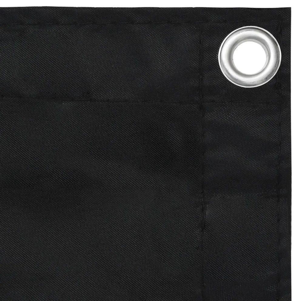 Tela de varanda 75x600 cm tecido Oxford preto
