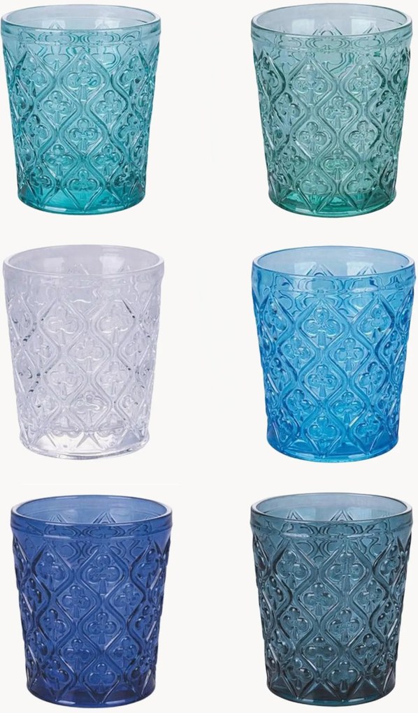 Copos de água Marrakech, conjunto de 6