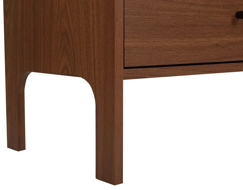 Móvel de TV castanho escuro CORINA Beliani