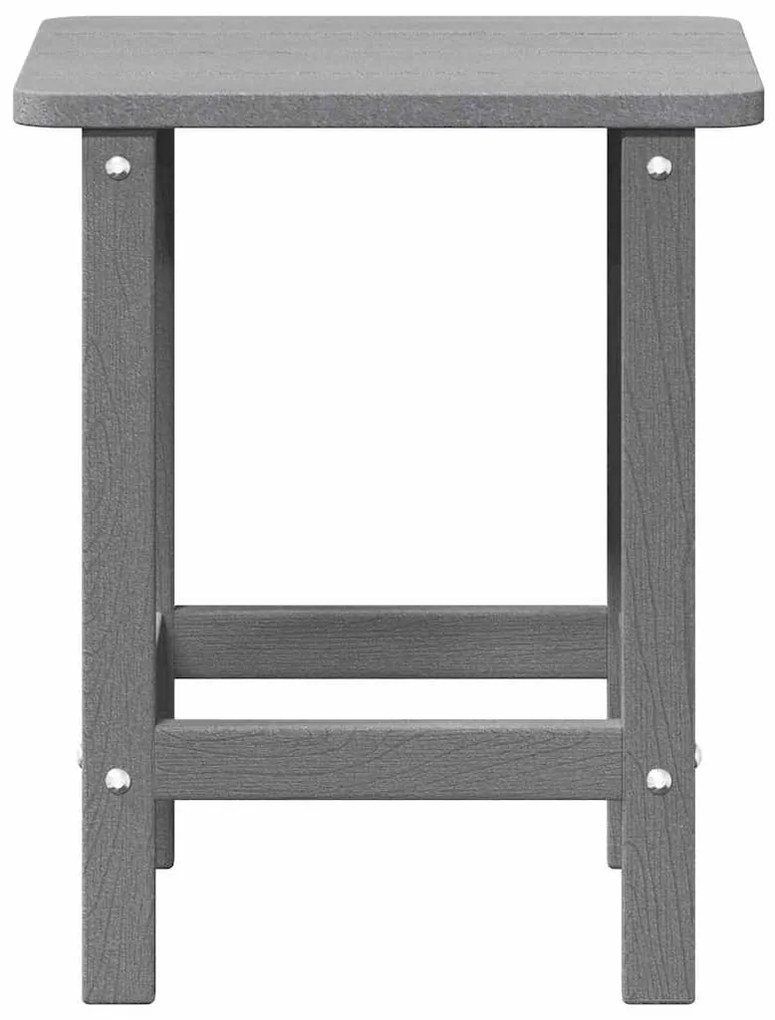Mesa lateral Adirondack Cinza-claro 38x38x45 cm HDPE