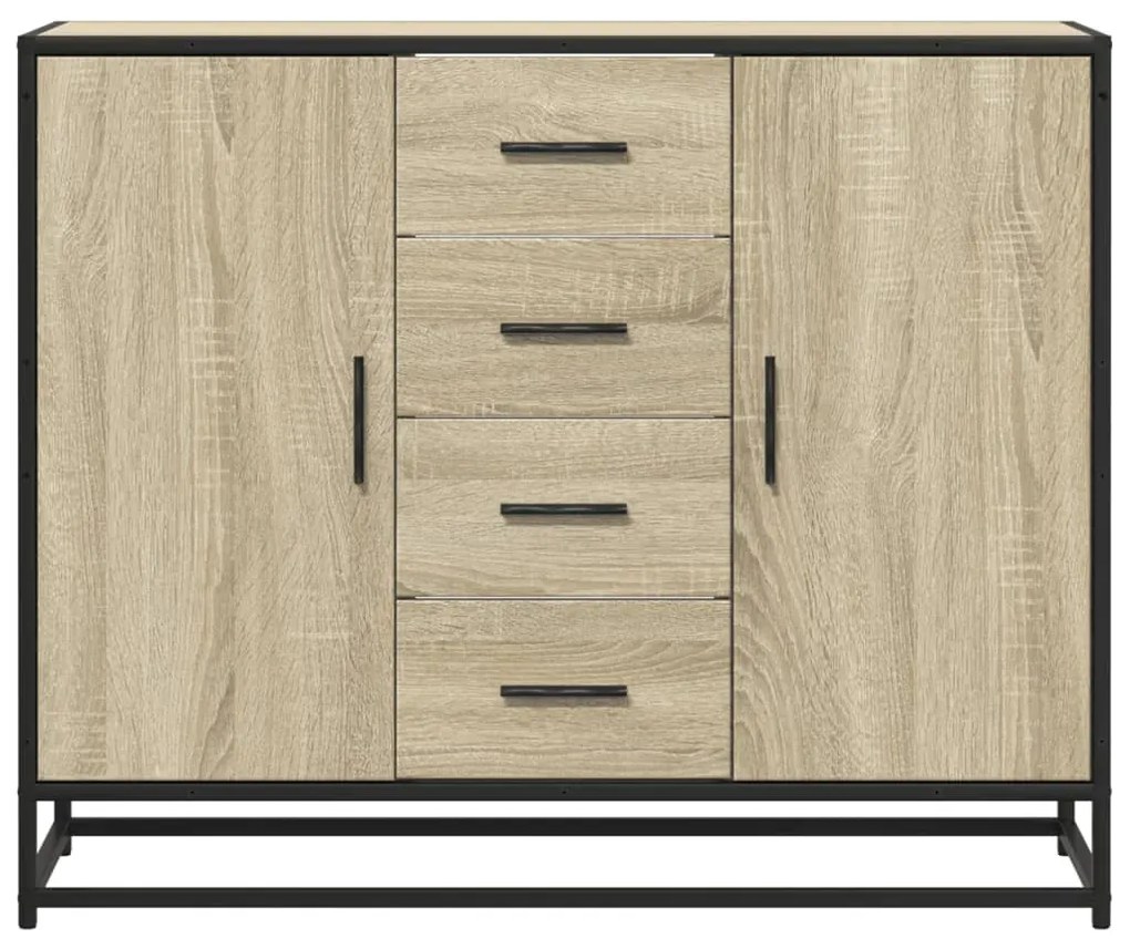 Aparador 92x35x76 cm derivados de madeira carvalho sonoma
