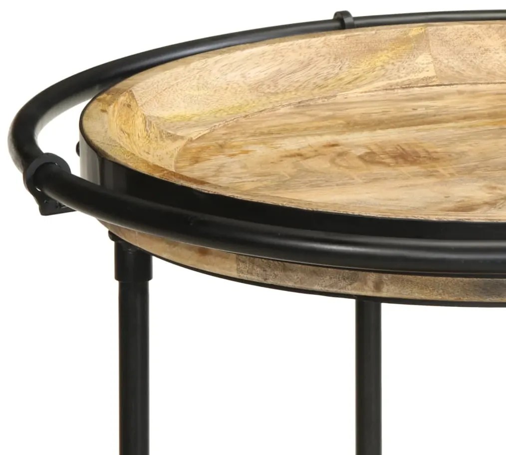 Mesa de apoio Ø55x83 cm madeira de mangueira maciça