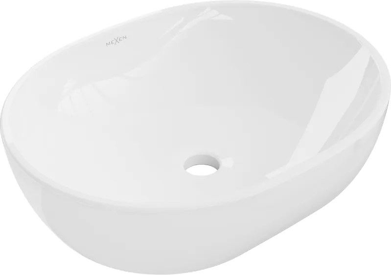Mexen Viki lavatório de bancada 48 x 35 cm, branco - 21054800