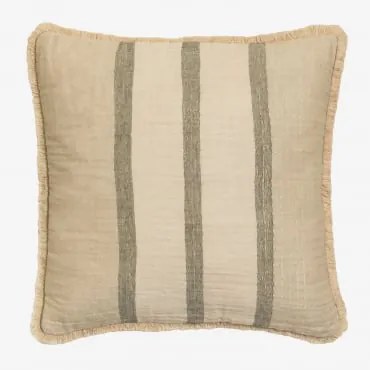 Almofada Quadrada De Algodão (45x45 Cm) Nyland Crema - Sklum