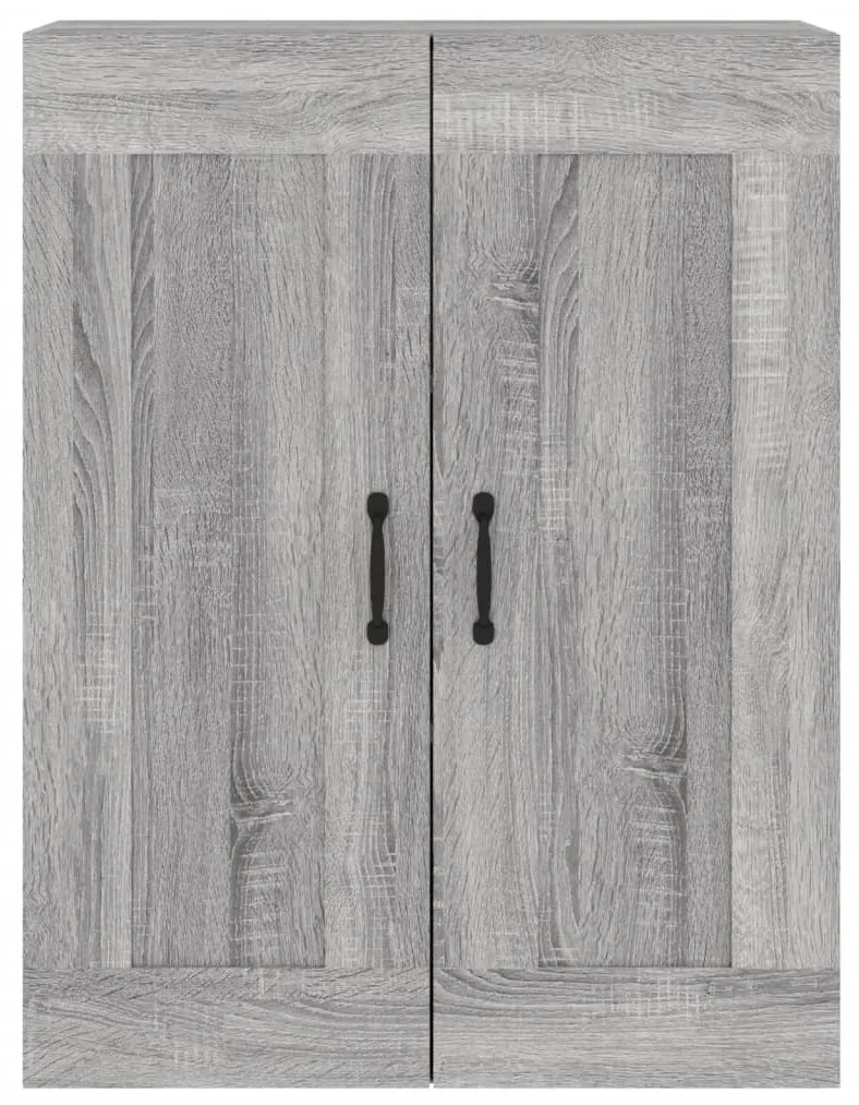 Móveis de parede 2 pcs derivados de madeira cinzento sonoma