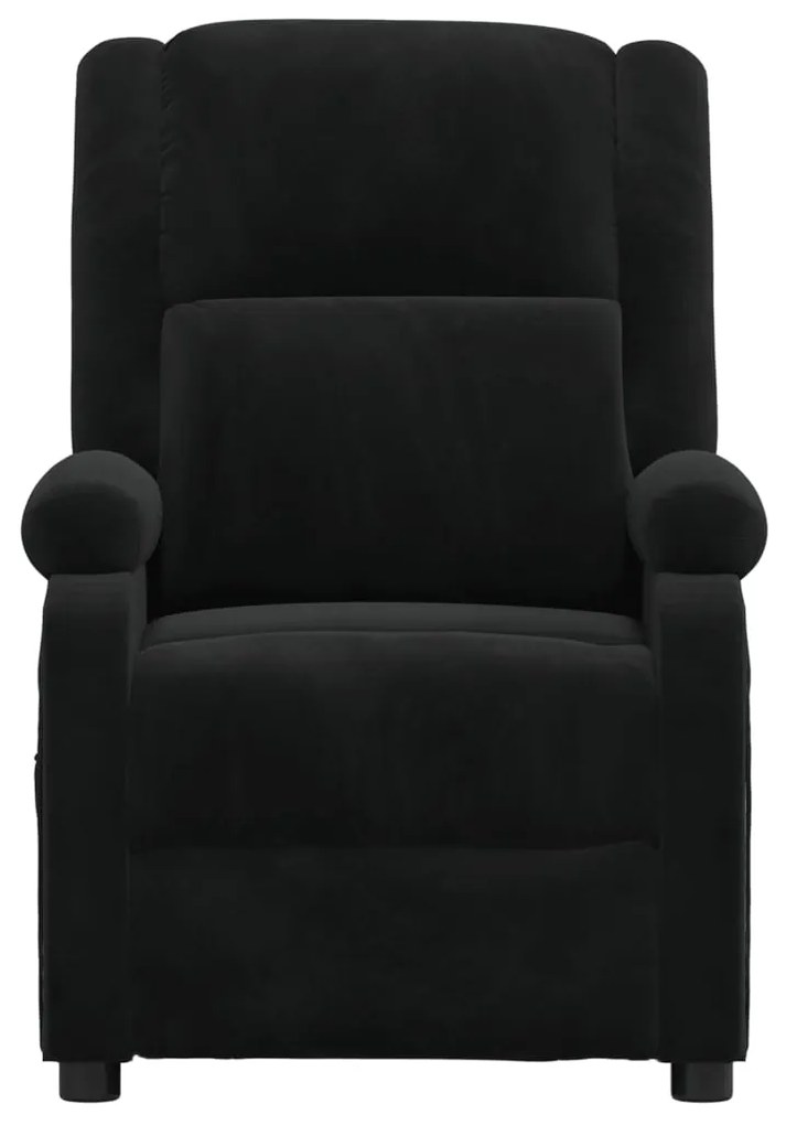 Poltrona de massagens veludo preto