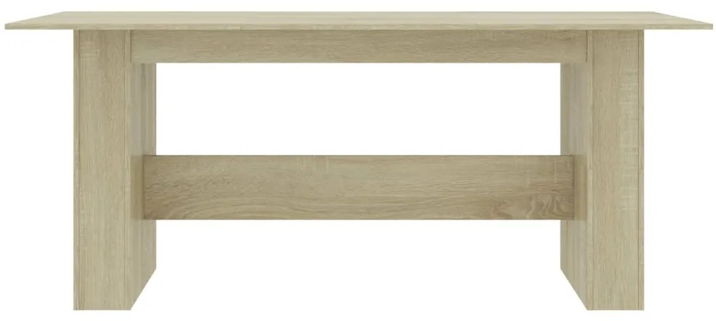 Mesa de jantar derivados de madeira carvalho sonoma