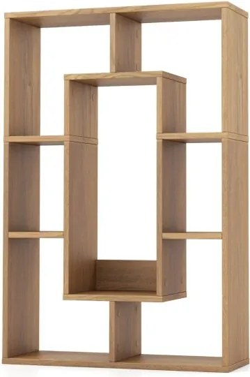 Estante sala geométrica de 7 cubos 60 x 20 x 90 cm Natural