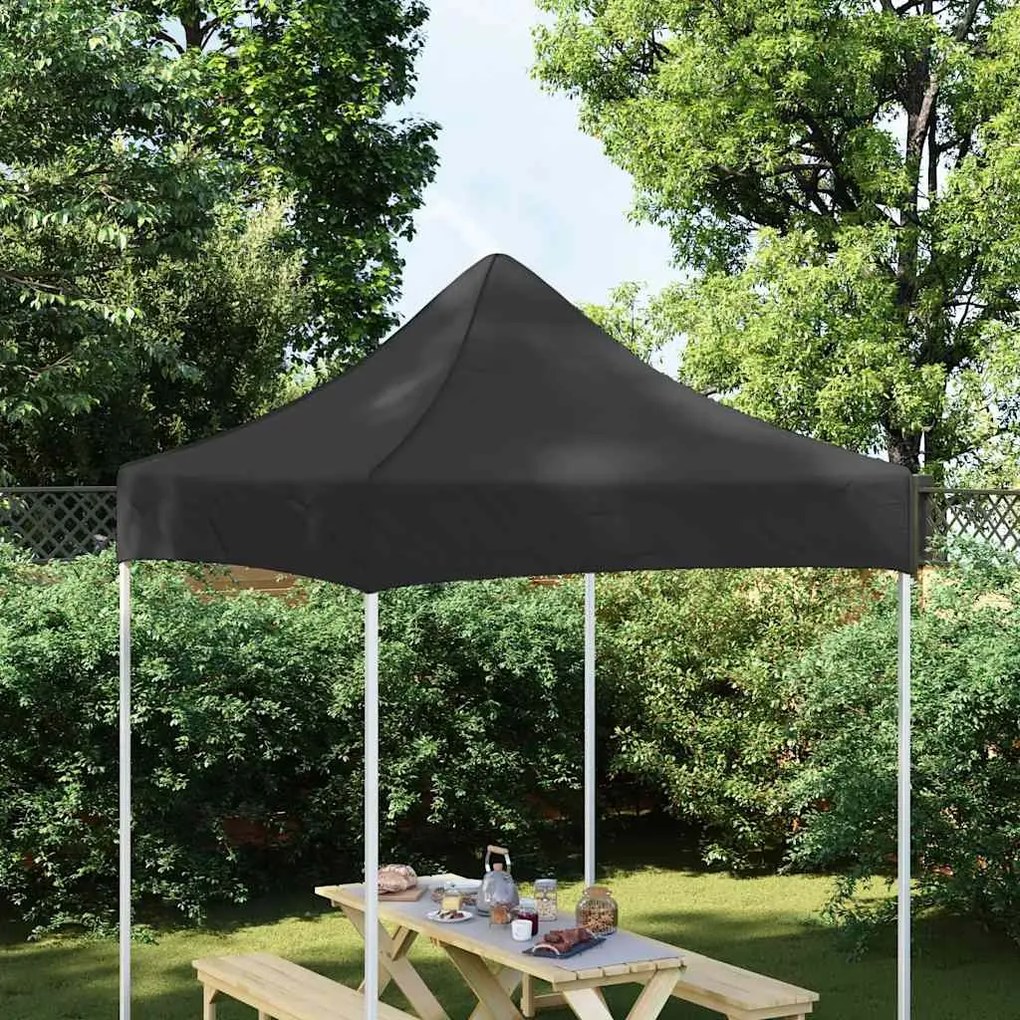 vidaXL Teto para tenda de festas 2x2 m 270 g/m² preto