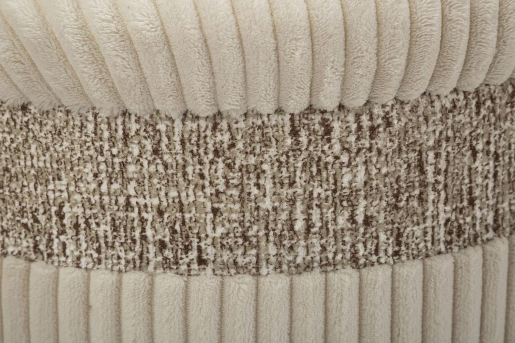 PUFE COM ARMAZENAMENTO 3 PEÇAS Ø 40,5x49,5-35x42-31x38 CM CREME