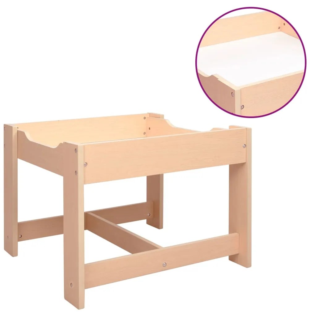 Mesa de criança com duas cadeiras MDF