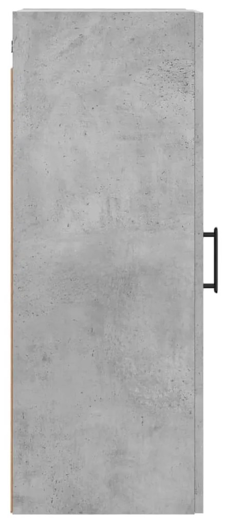 Armário de parede 34,5x34x90 cm cinzento cimento
