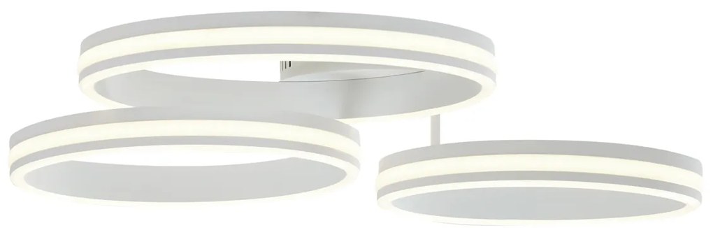 Plafon Branco Incl. LED Regulável em 3 Níveis 3-Luzes - Navara Design