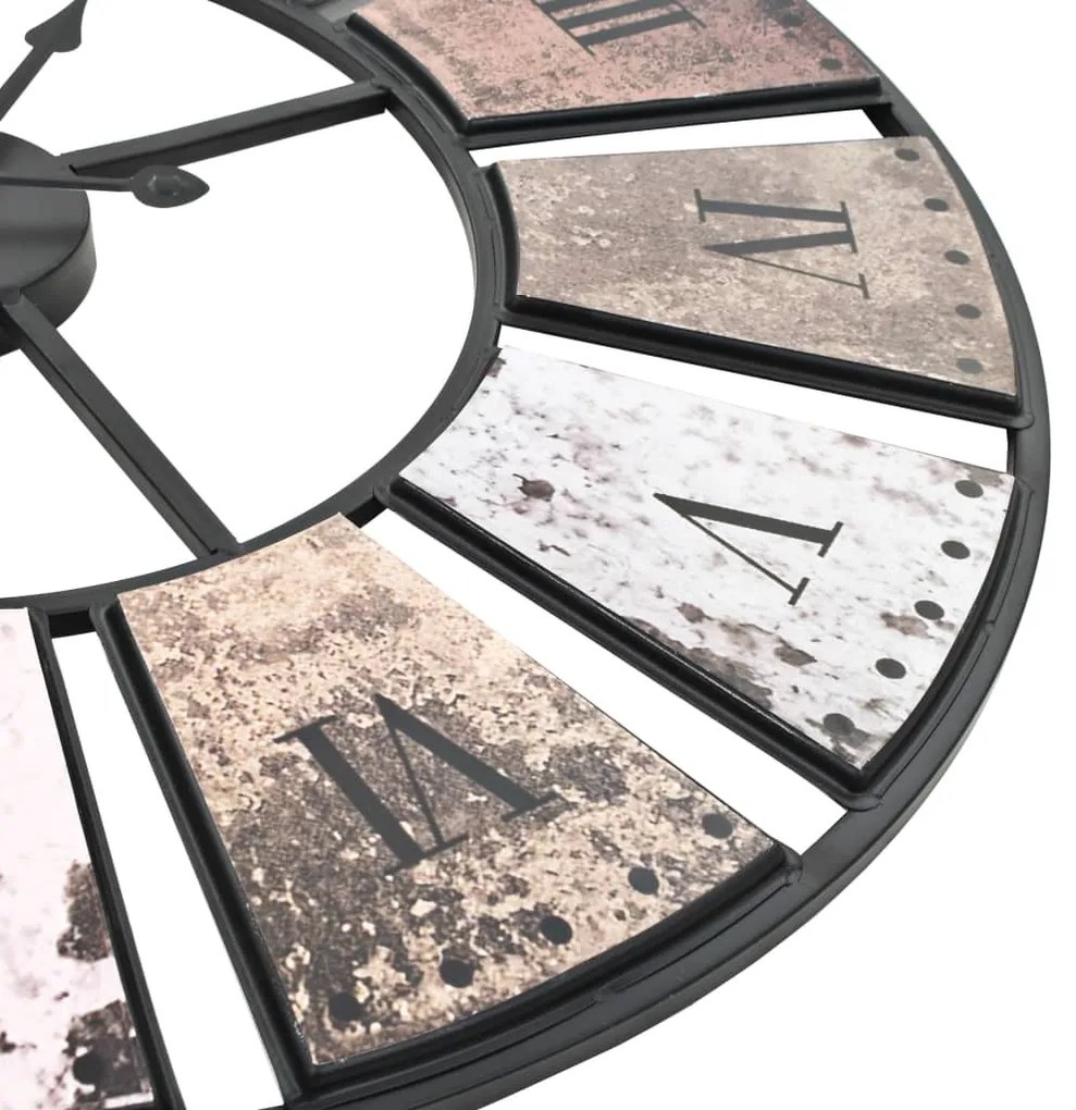 Relógio de parede vintage c/ movimento quartzo 60 cm XXL