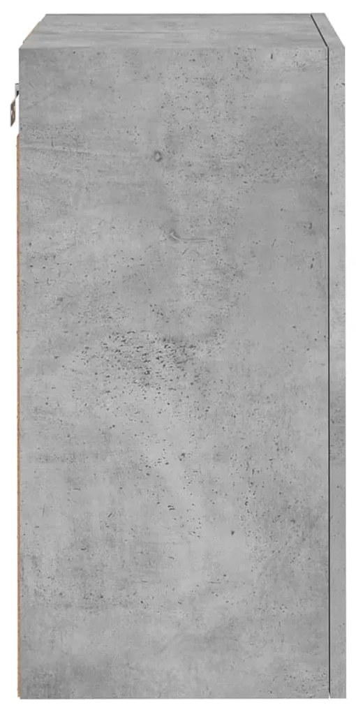 Móvel parede p/ TV 40,5x30x60cm derivados madeira cinza cimento