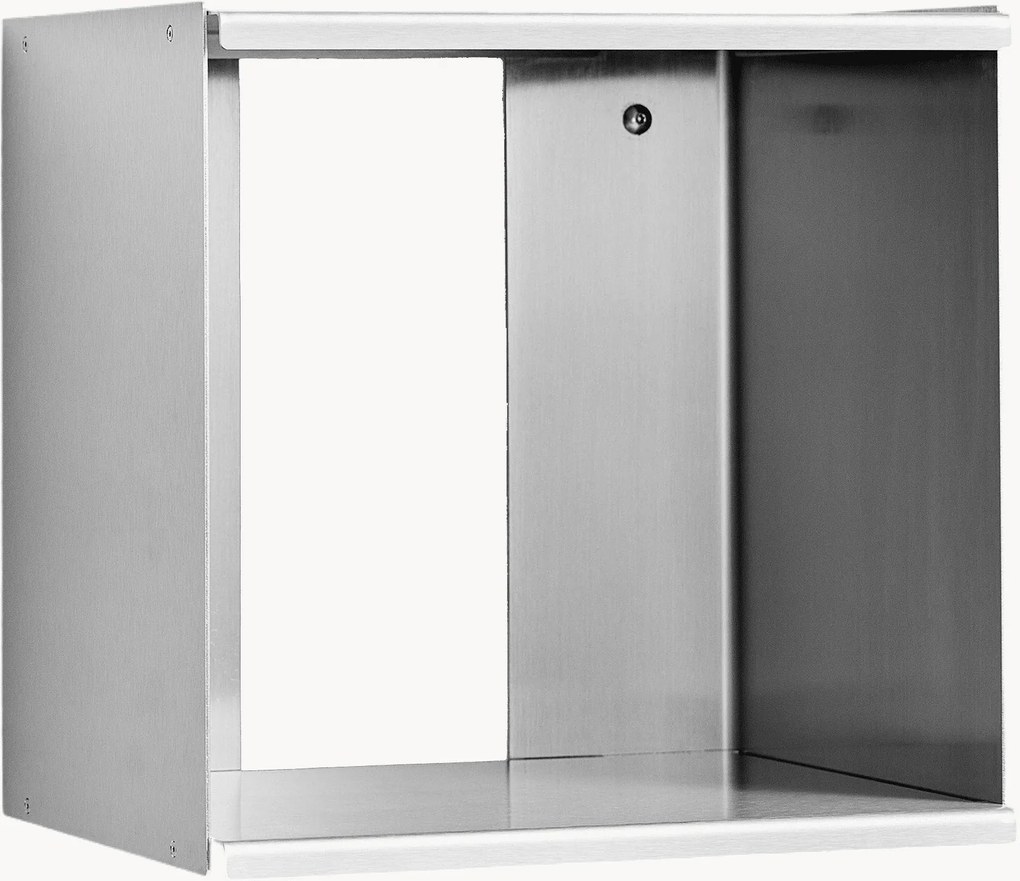 Estante de parede em aço inoxidável Taper