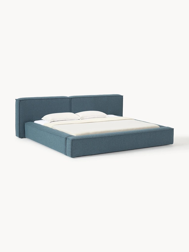 Bouclé Upholstered Bed Lennon
