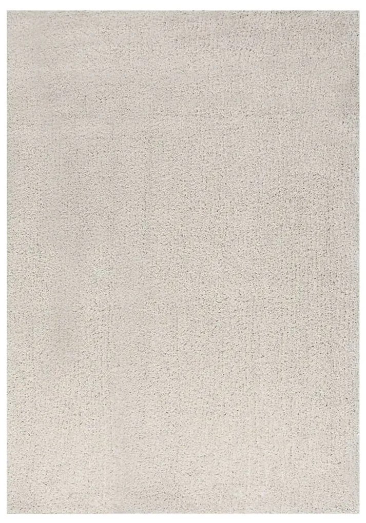 342139 vidaXL Tapete shaggy de pelo alto 160x230 cm cor creme