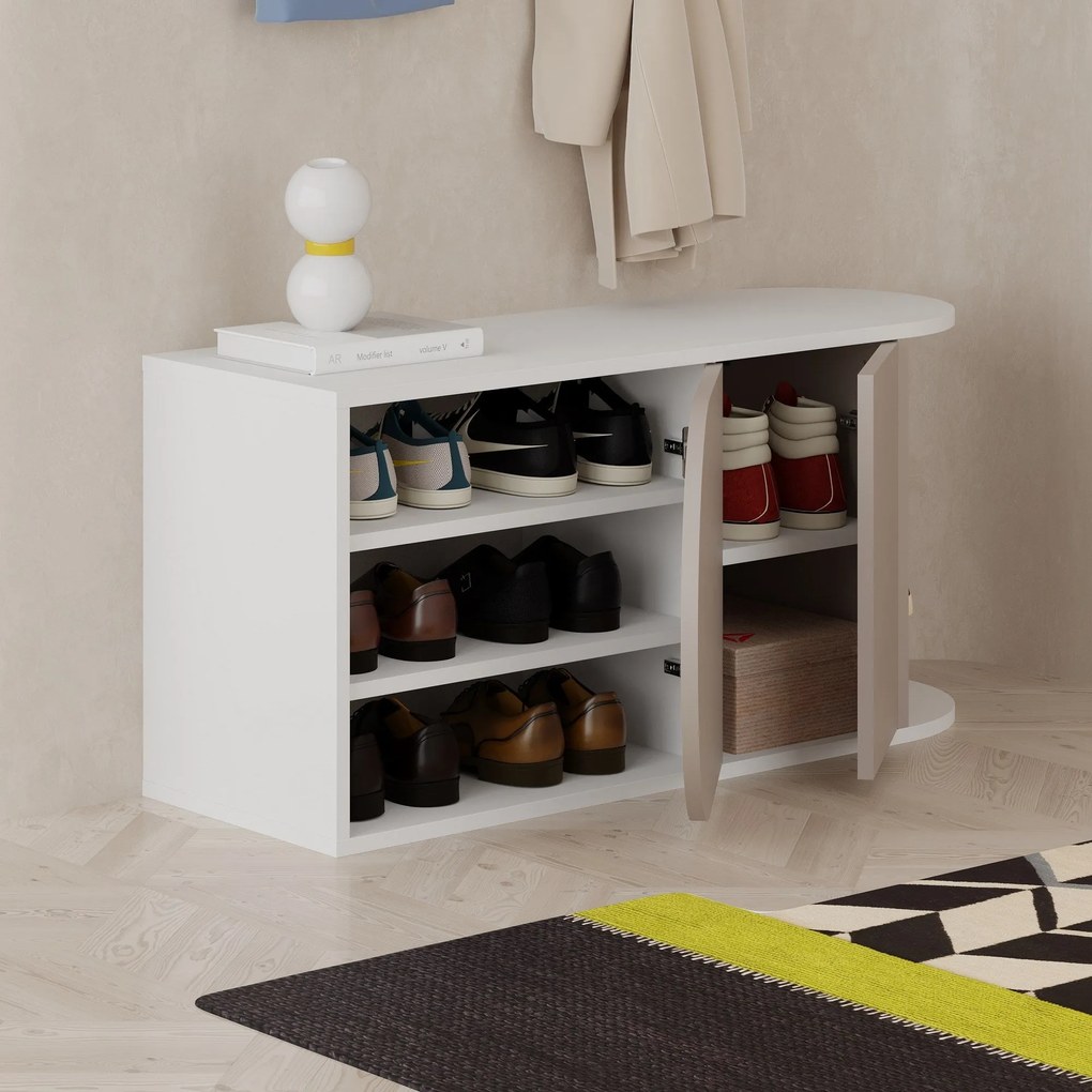 Hall Stand Berlin BA – Nogueira – 120 cm x 200 cm x 35 cm
