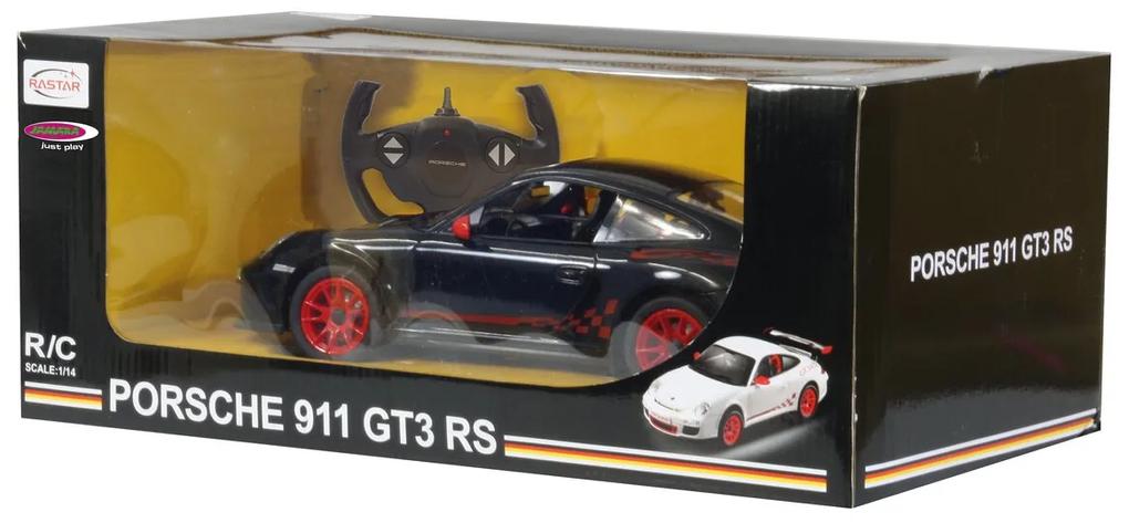 Carro telecomendado Porsche GT3 RS 1:14 2,4GHz Preto