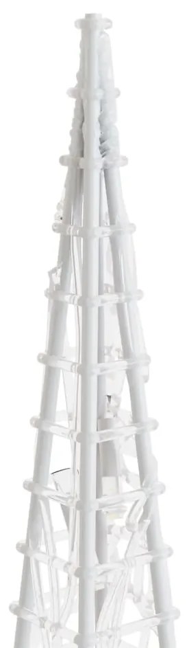 Conj. cones decorativos c/ LEDs branco frio acrílico 30/45/60cm