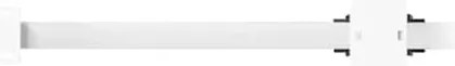 Pé de mesa de jantar em formato de aranha, branco, 150x78x(72-73) cm,