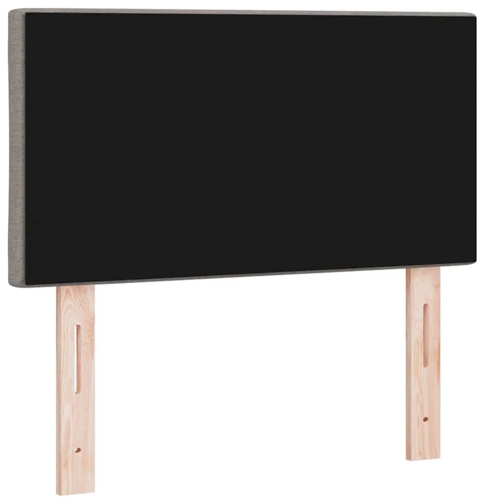 Cabeceira com Design de Blocos de Diamante Taupe 80 cm em Tecido