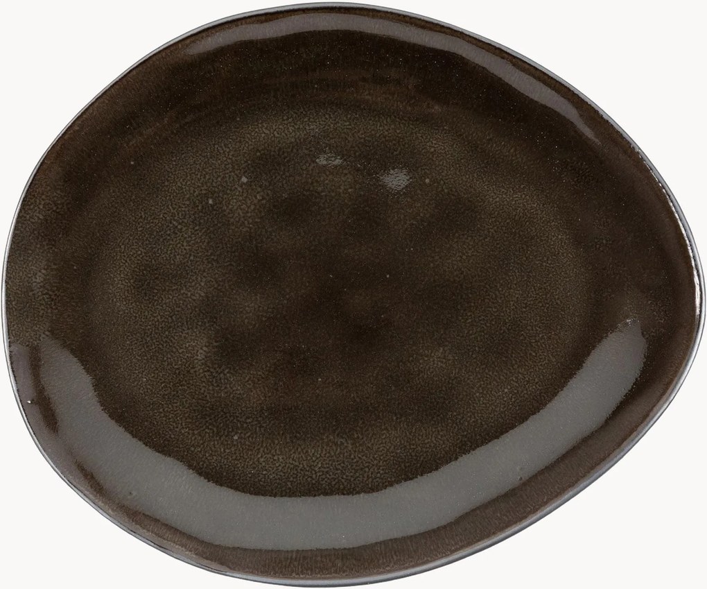 Pratos para bolos ovais Pure, conjunto de 2