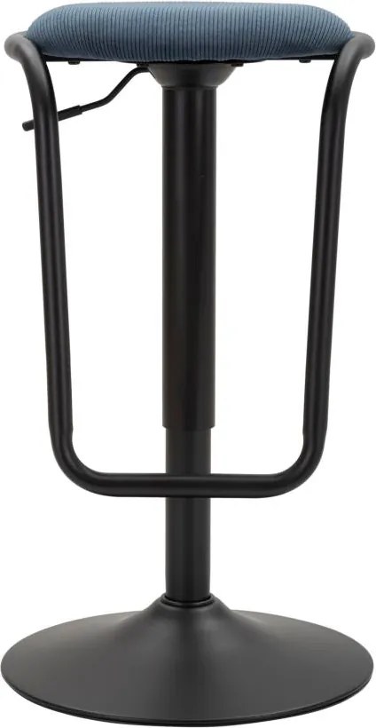 Banco de Bar Destiny Navy com Altura Regulável – Ø41x61-83 cm – Preto