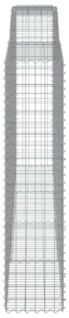 Cestos gabião arqueados 10 pcs 400x50x200/220 ferro galvanizado